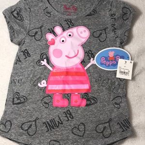 NEW Peppa pig 4T shirt